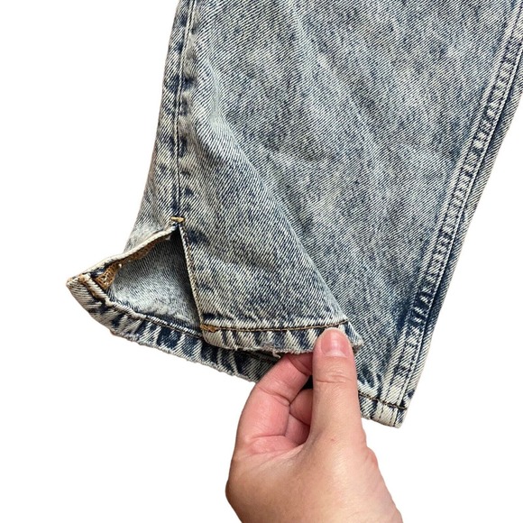 We The Free 29 My Own Lane Jeans High Rise Acid Wash Distressed - Picture 6 of 12